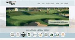 Desktop Screenshot of golfaroundthebay.com
