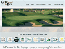 Tablet Screenshot of golfaroundthebay.com